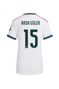 Real Madrid Arda Guler #15 Fotballdrakt Hjemme Klær Dame 2026-27 Korte ermer
